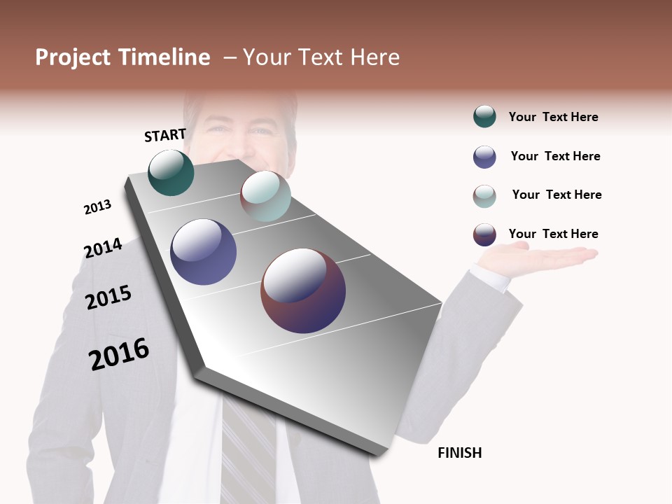 Professional Suit Isolated PowerPoint Template