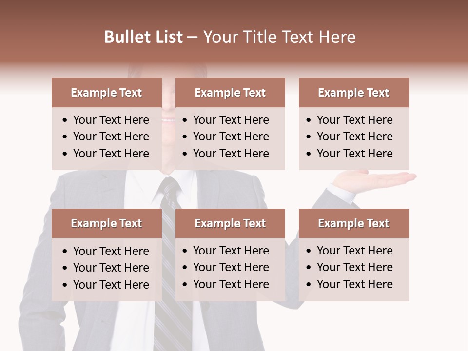 Professional Suit Isolated PowerPoint Template