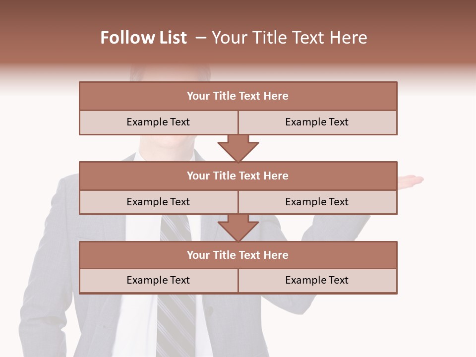 Professional Suit Isolated PowerPoint Template