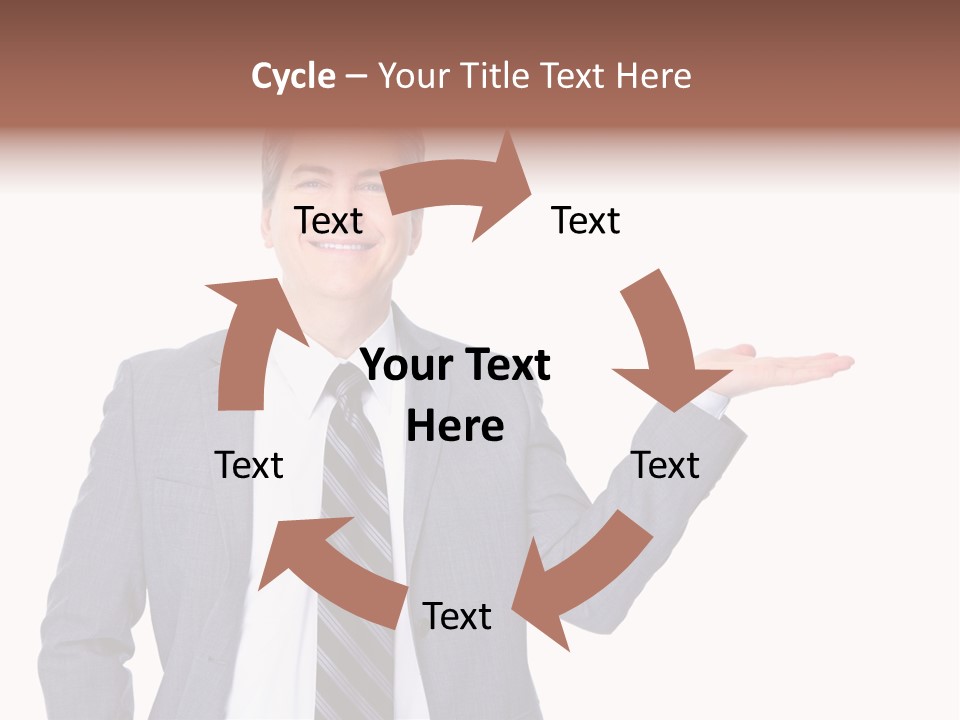 Professional Suit Isolated PowerPoint Template