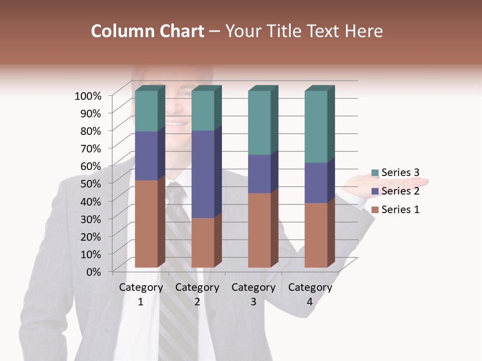 Professional Suit Isolated PowerPoint Template