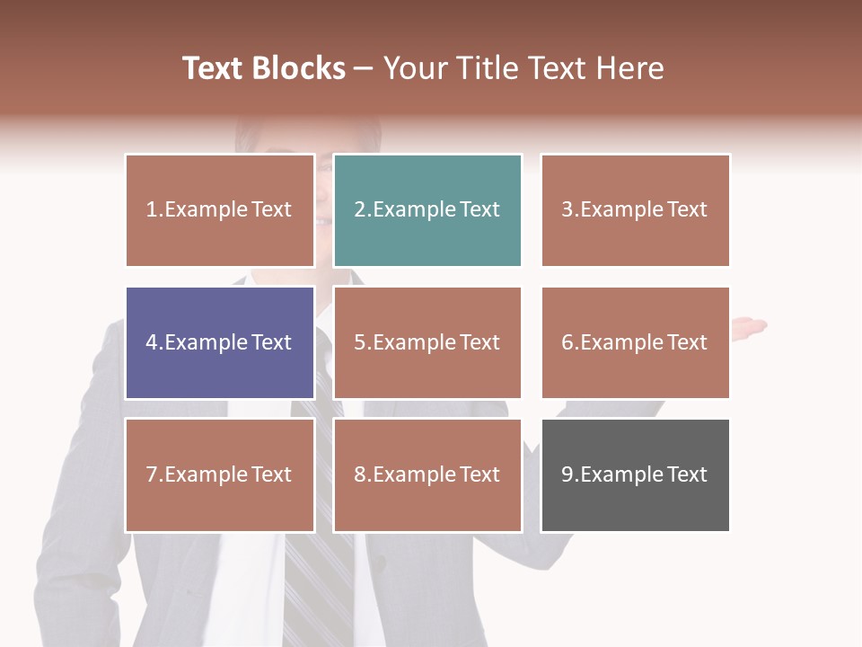 Professional Suit Isolated PowerPoint Template