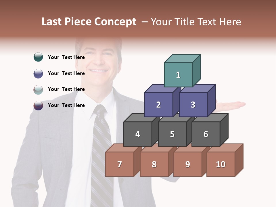 Professional Suit Isolated PowerPoint Template