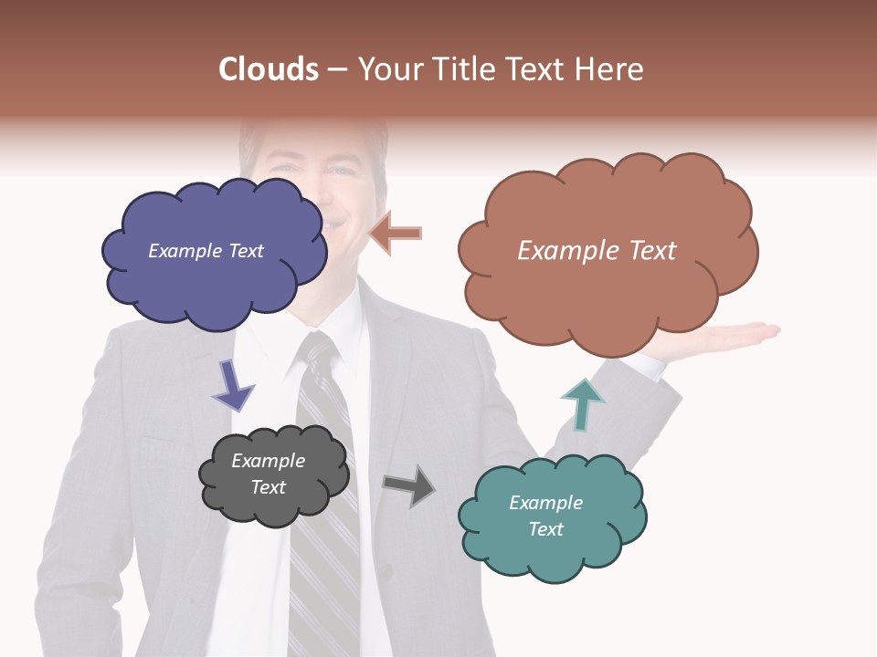 Professional Suit Isolated PowerPoint Template