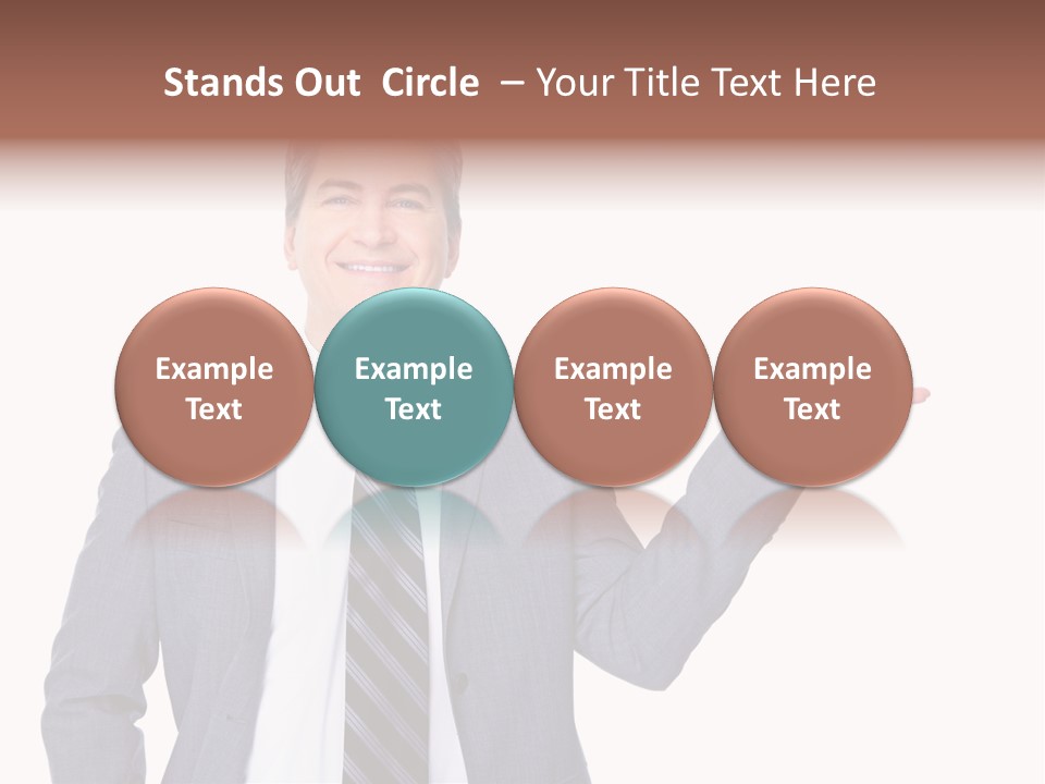 Professional Suit Isolated PowerPoint Template