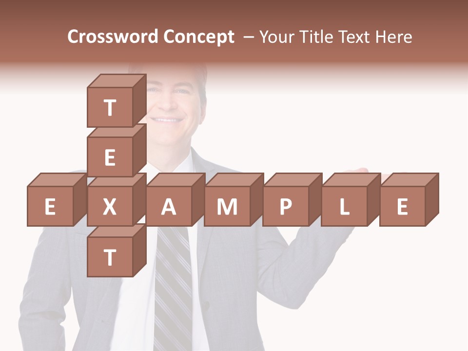 Professional Suit Isolated PowerPoint Template