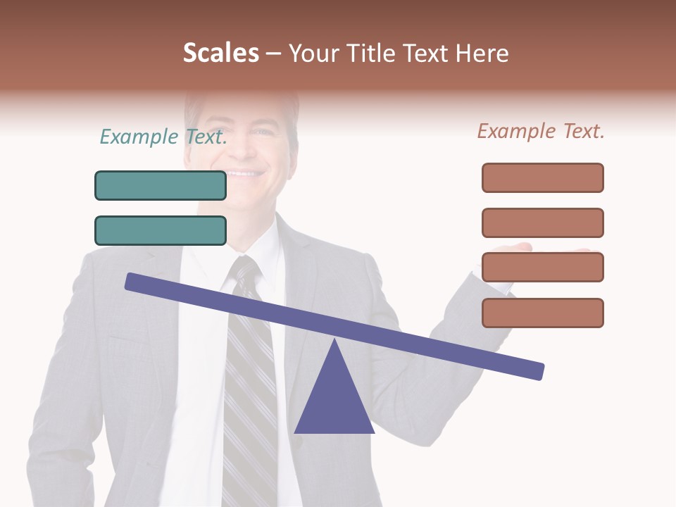 Professional Suit Isolated PowerPoint Template
