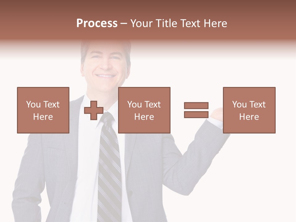 Professional Suit Isolated PowerPoint Template