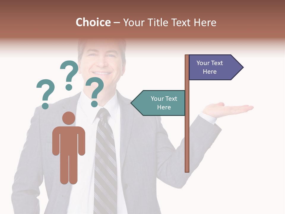 Professional Suit Isolated PowerPoint Template