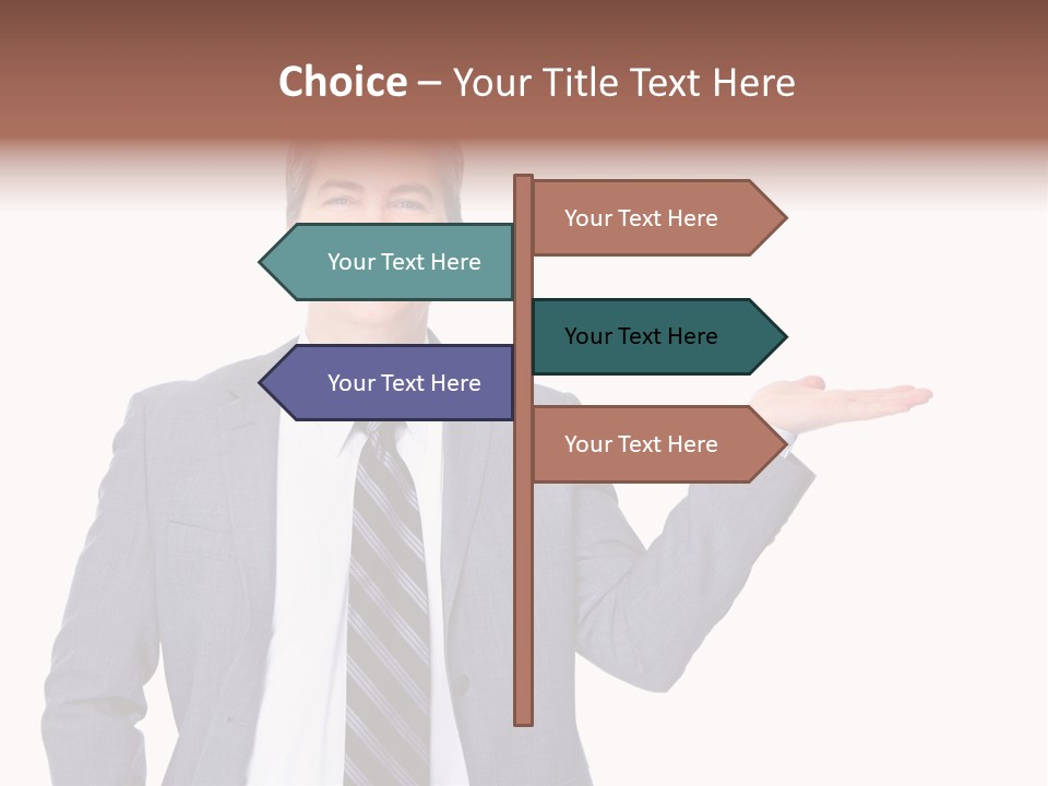 Professional Suit Isolated PowerPoint Template