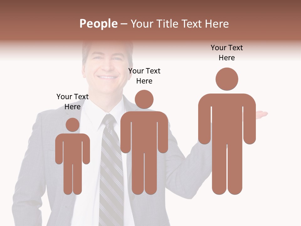 Professional Suit Isolated PowerPoint Template