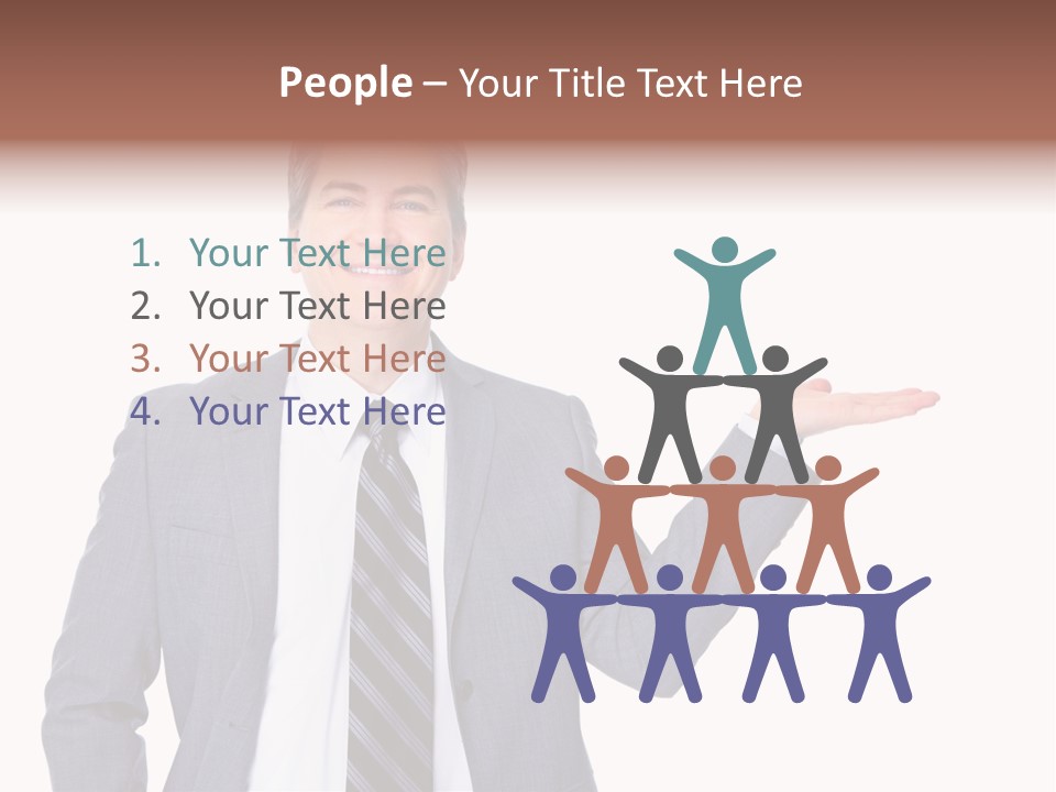 Professional Suit Isolated PowerPoint Template