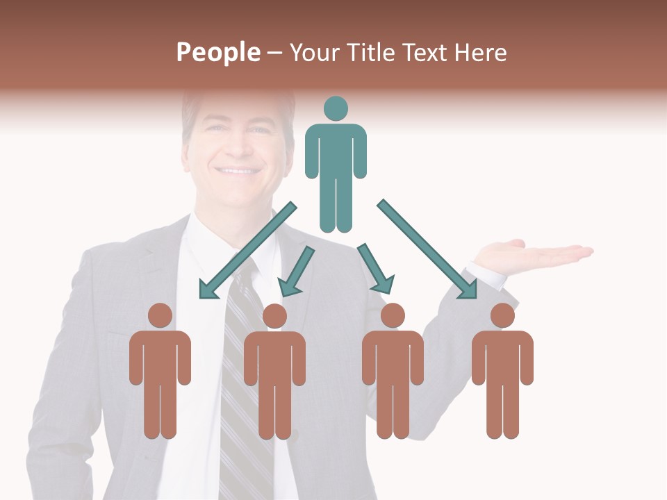 Professional Suit Isolated PowerPoint Template