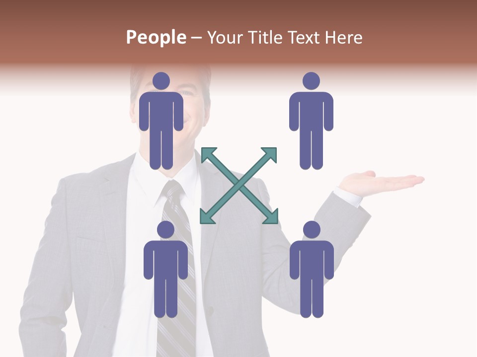 Professional Suit Isolated PowerPoint Template