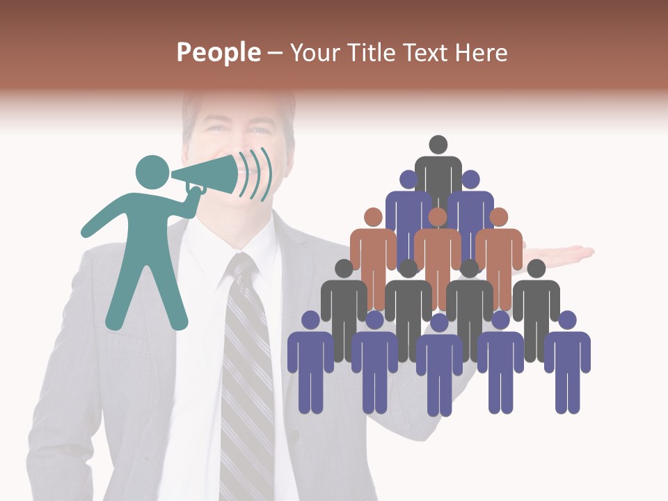 Professional Suit Isolated PowerPoint Template