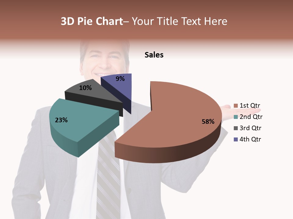 Professional Suit Isolated PowerPoint Template
