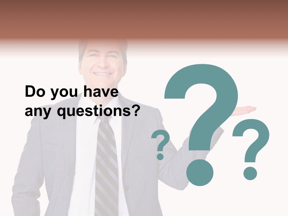 Professional Suit Isolated PowerPoint Template