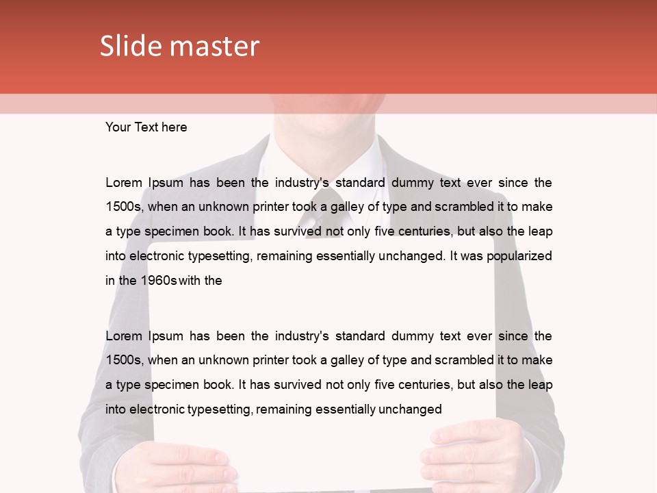 Presentation Portrait  PowerPoint Template