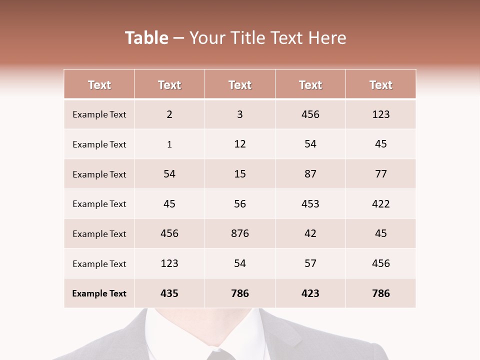 Career Executive Employment PowerPoint Template