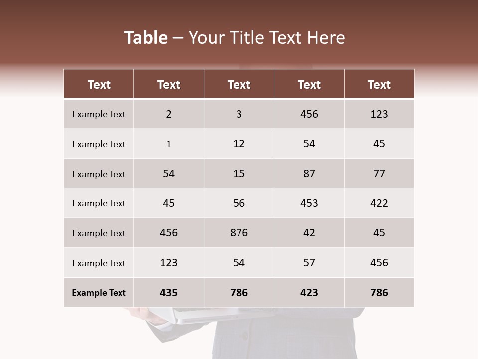 Technology Occupation Staff PowerPoint Template