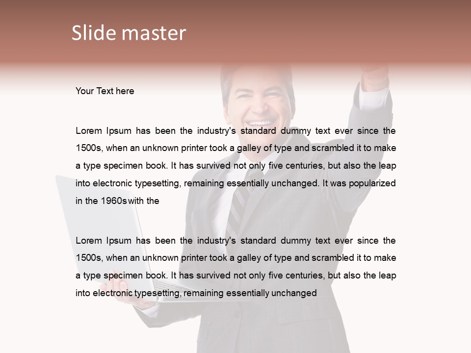 Business Isolated Employment PowerPoint Template