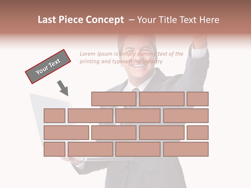 Business Isolated Employment PowerPoint Template