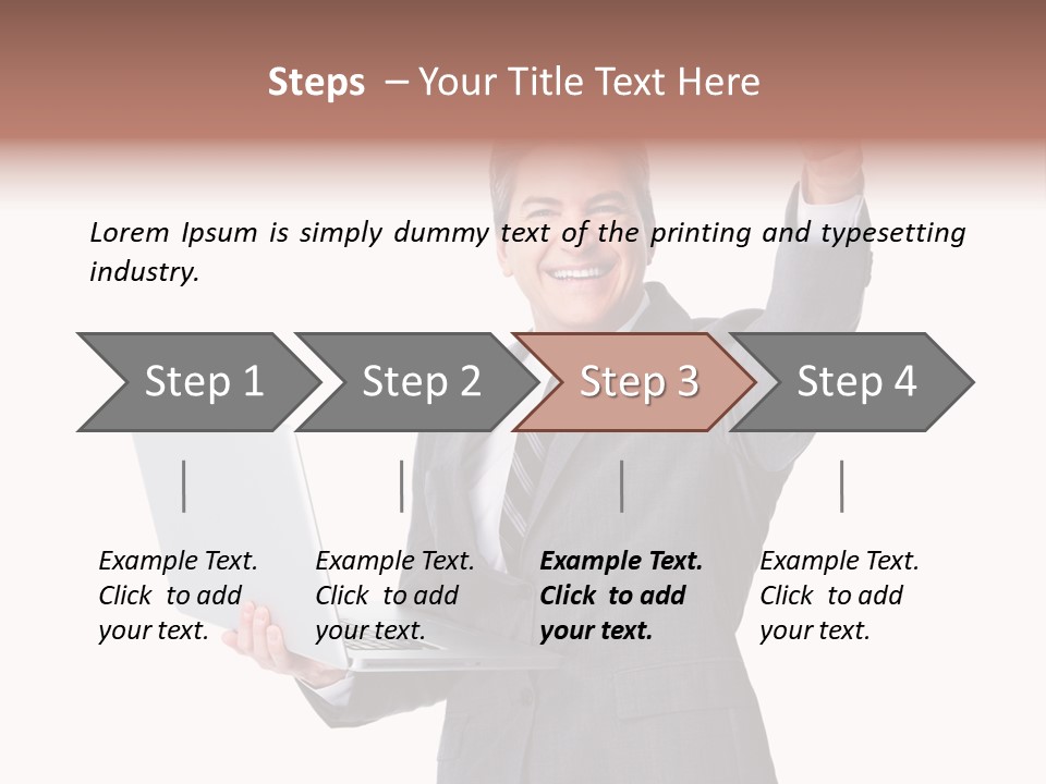 Business Isolated Employment PowerPoint Template