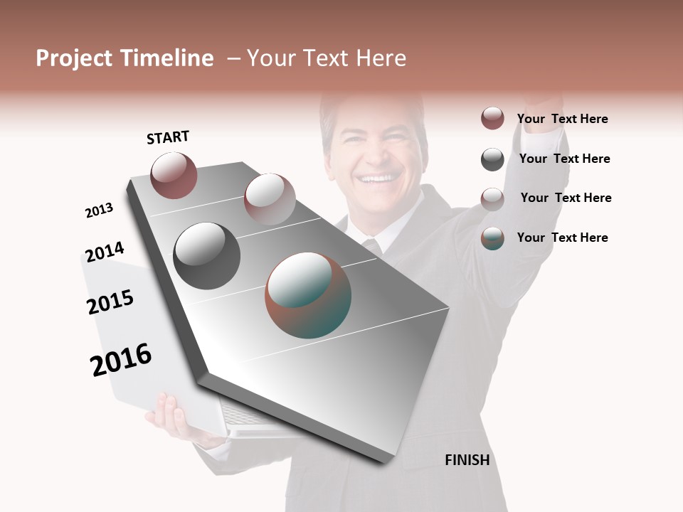 Business Isolated Employment PowerPoint Template