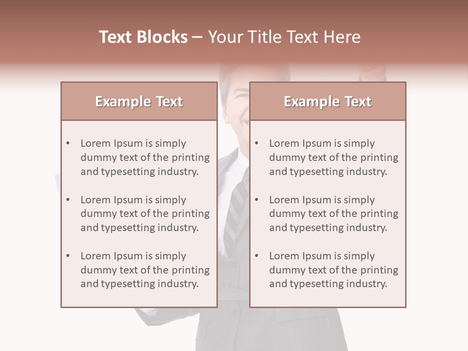 Business Isolated Employment PowerPoint Template