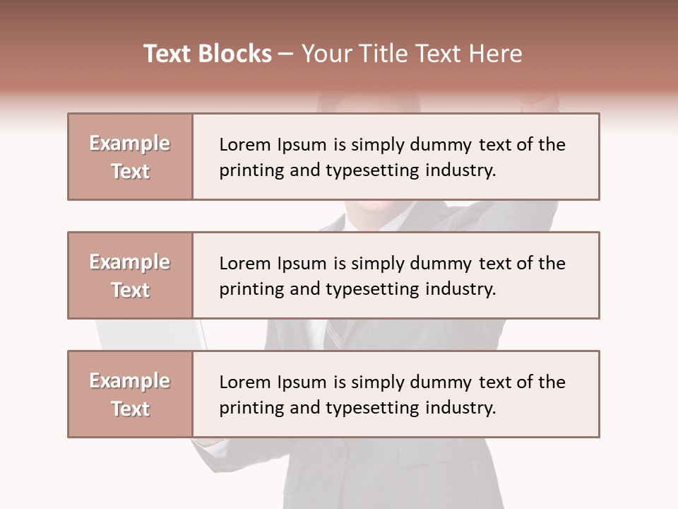 Business Isolated Employment PowerPoint Template