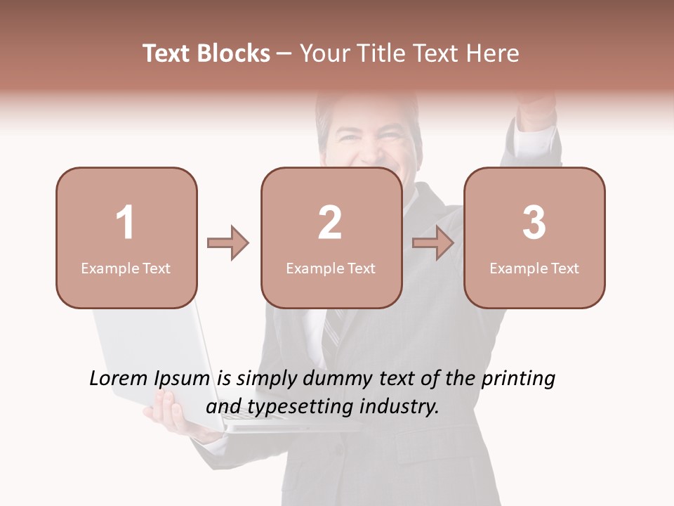 Business Isolated Employment PowerPoint Template