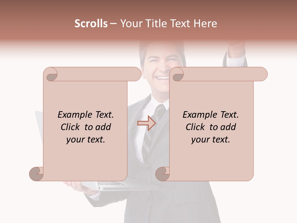 Business Isolated Employment PowerPoint Template