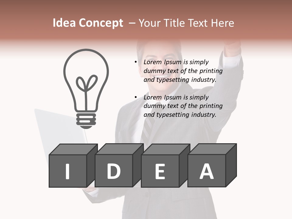 Business Isolated Employment PowerPoint Template