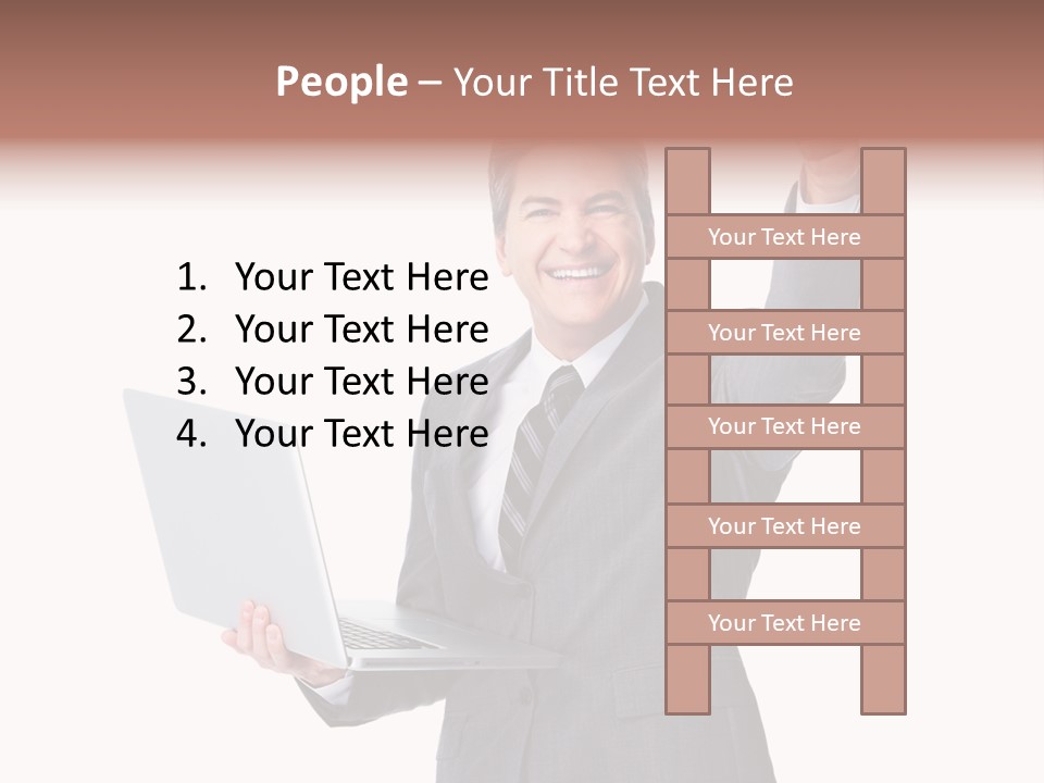Business Isolated Employment PowerPoint Template