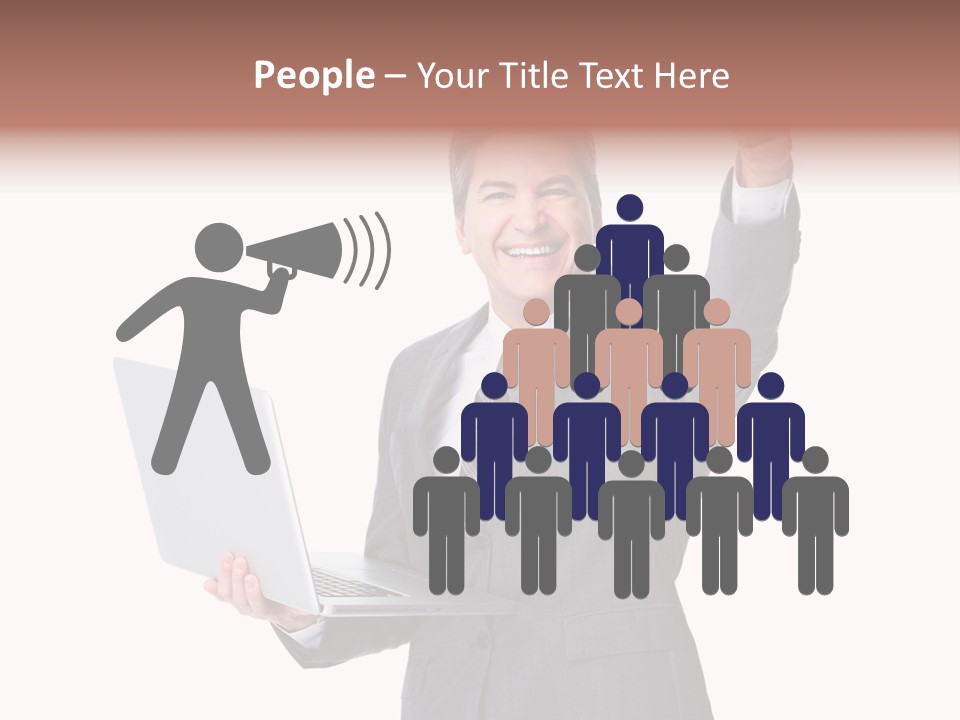 Business Isolated Employment PowerPoint Template