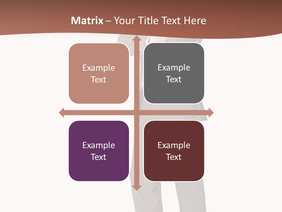 Career Suit Cheerful PowerPoint Template