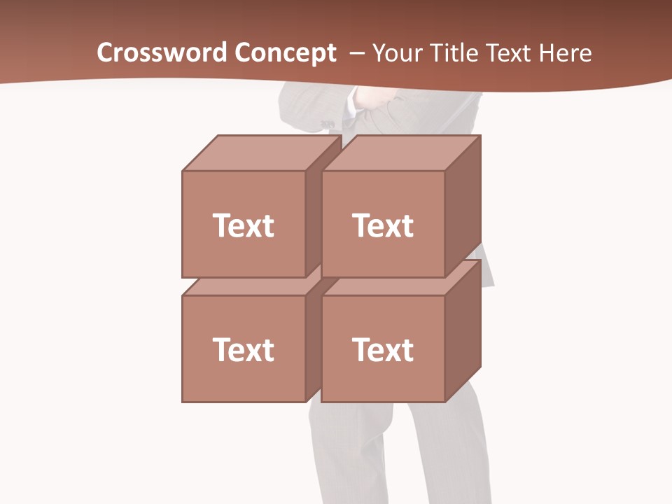 Career Suit Cheerful PowerPoint Template