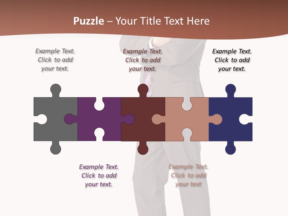 Career Suit Cheerful PowerPoint Template