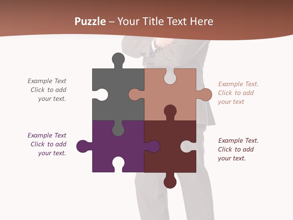 Career Suit Cheerful PowerPoint Template