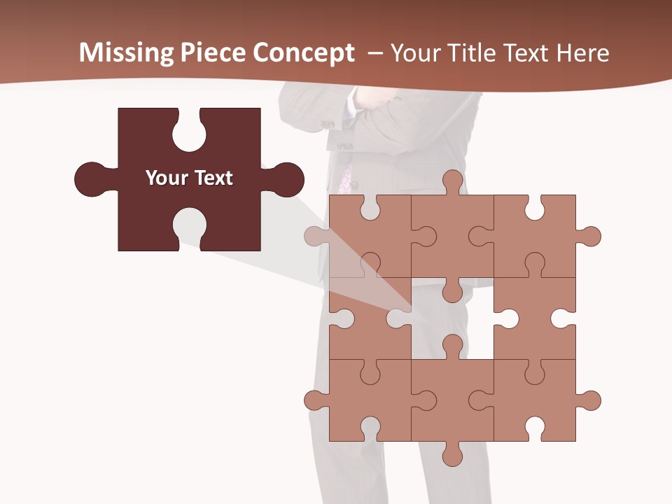 Career Suit Cheerful PowerPoint Template