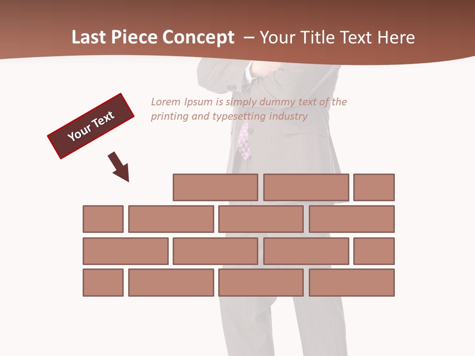 Career Suit Cheerful PowerPoint Template