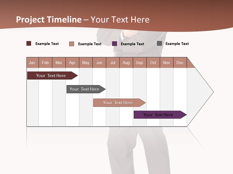 Career Suit Cheerful PowerPoint Template