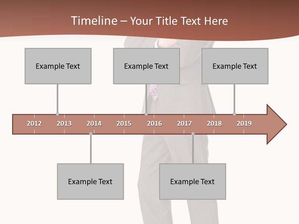 Career Suit Cheerful PowerPoint Template