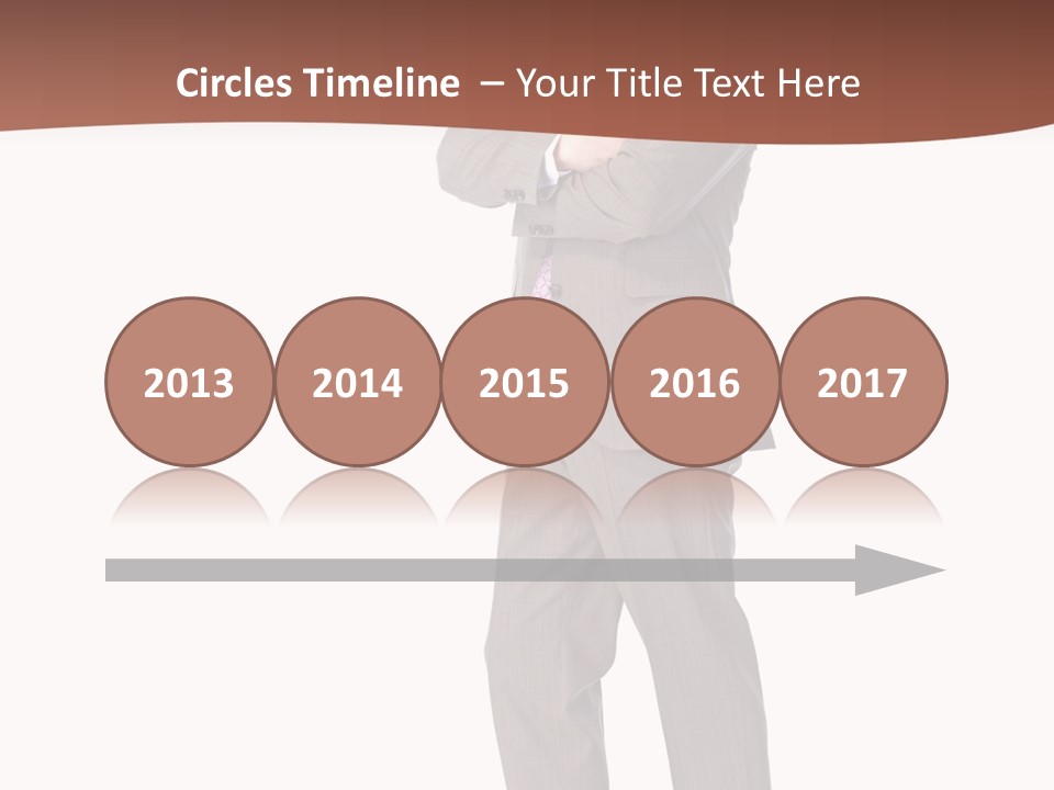 Career Suit Cheerful PowerPoint Template