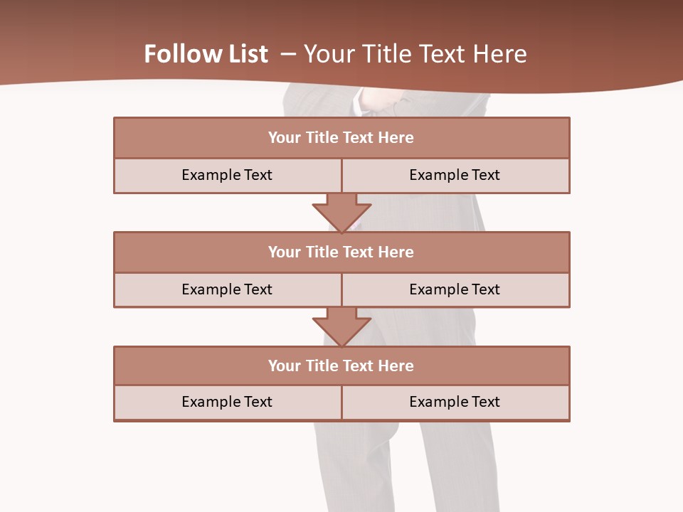 Career Suit Cheerful PowerPoint Template