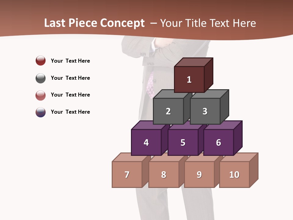 Career Suit Cheerful PowerPoint Template