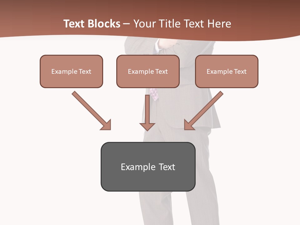 Career Suit Cheerful PowerPoint Template
