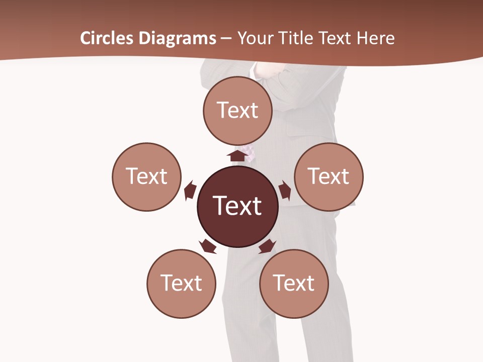 Career Suit Cheerful PowerPoint Template