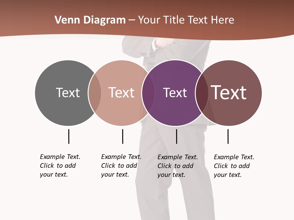 Career Suit Cheerful PowerPoint Template