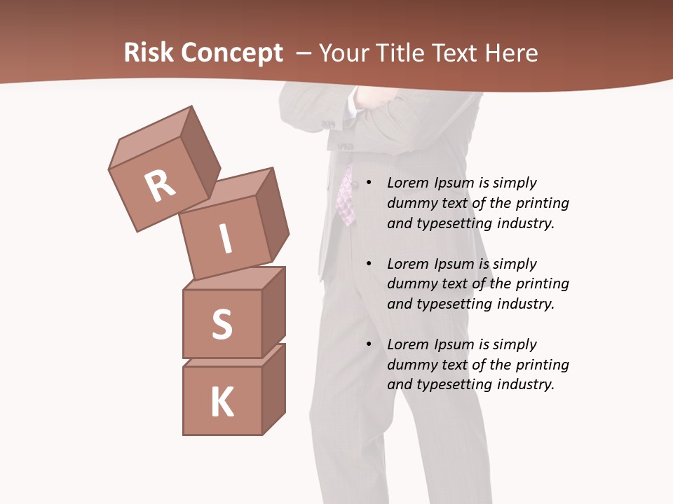 Career Suit Cheerful PowerPoint Template